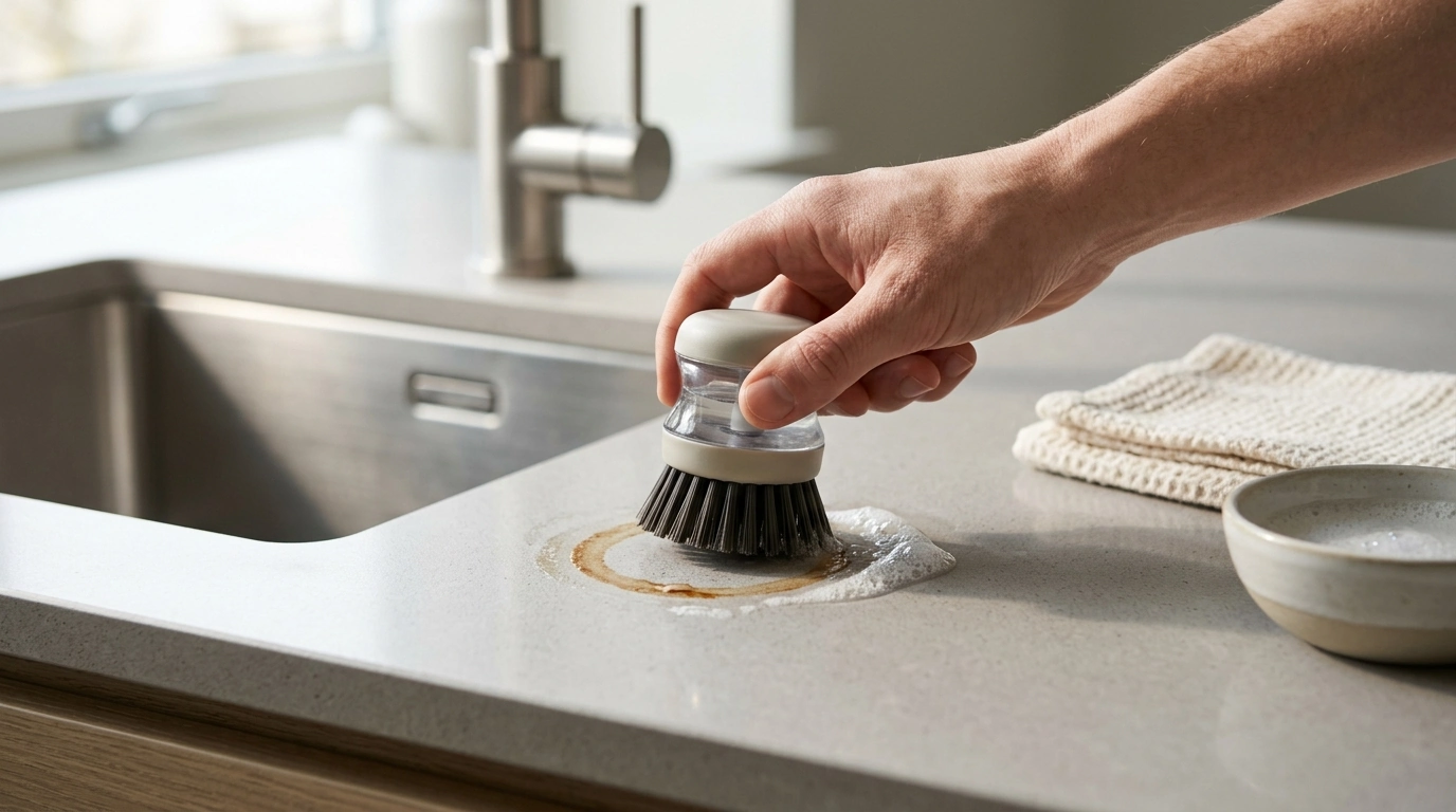 Eco-Friendly 3-in-1 Cleaning Brush with Soap Dispenser