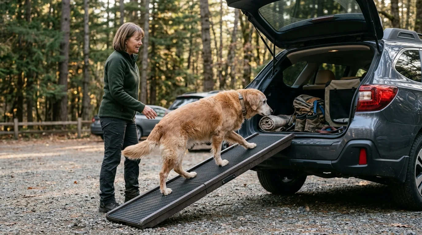 Owleys Tailgate Car Dog Ramp: Safer SUV & Truck Access